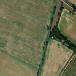 Satellite imagery of [Nebužely] former brickyard chimney, CZ