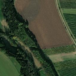 Satellite imagery of [Velký Třebešov] church t., CZ