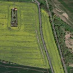 Satellite imagery of [Budyně nad Ohří] cemetery church t., CZ