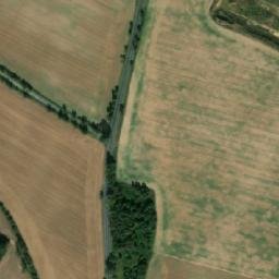 Satellite imagery of [Nebužely] former brickyard chimney, CZ