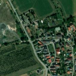 Satellite imagery of [Velký Třebešov] church t., CZ