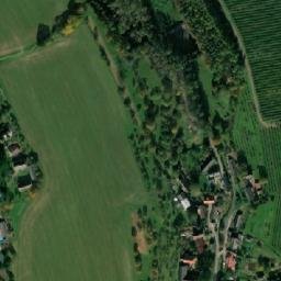 Satellite imagery of [Velký Třebešov] church t., CZ