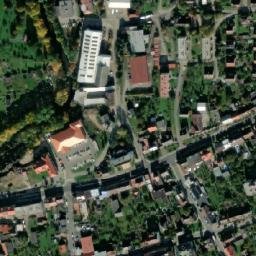 Satellite imagery of Husův sbor [Česká Skalice] church t., CZ