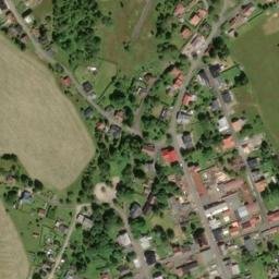 Satellite imagery of [Horní Blatná] church t., CZ