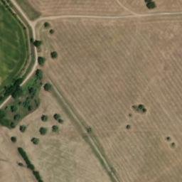 Satellite imagery of [Hrušovany-Vysočany] church t., CZ