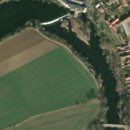 Satellite imagery of [Křesín] church t., CZ