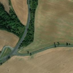 Satellite imagery of [Nebužely] former brickyard chimney, CZ