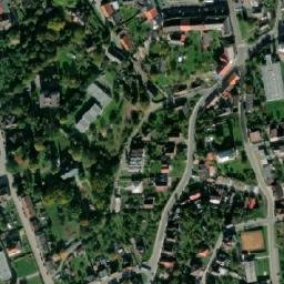 Satellite imagery of Husův sbor [Česká Skalice] church t., CZ