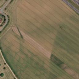 Satellite imagery of [Hrušovany-Vysočany] church t., CZ