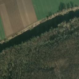 Satellite imagery of [Křesín] church t., CZ