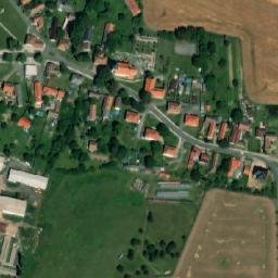 Satellite imagery of [Chorušice] church t., CZ