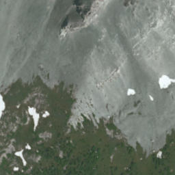 Satellite imagery of Mount Muir, CA