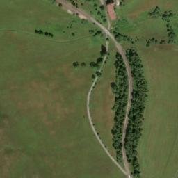 Satellite imagery of [Horní Blatná] church t., CZ