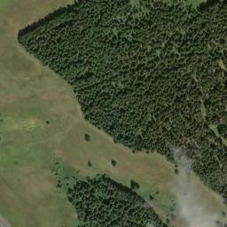 Satellite imagery of [Horní Blatná] evangelic church t., CZ