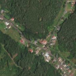 Satellite imagery of [Perštejn] church t., CZ