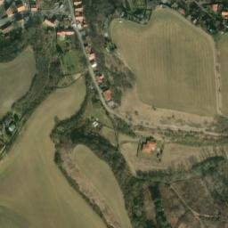 Satellite imagery of [Křesín] church t., CZ
