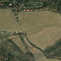 Satellite imagery of [Křesín] church t., CZ