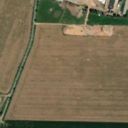 Satellite imagery of [Chorušice] church t., CZ