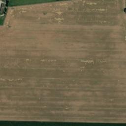 Satellite imagery of [Chorušice] church t., CZ