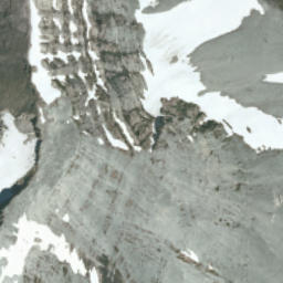 Satellite imagery of Mount Muir, CA