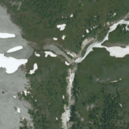Satellite imagery of Mount Muir, CA