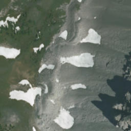 Satellite imagery of Mount Strachan, CA