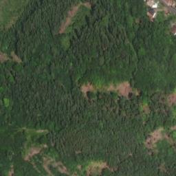Satellite imagery of [Perštejn] church t., CZ