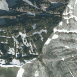 Satellite imagery of Mount Muir, CA