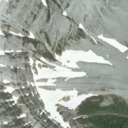 Satellite imagery of Mount Muir, CA