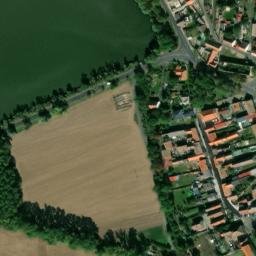 Satellite imagery of [Lenešice] church t., CZ