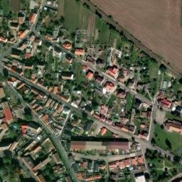 Satellite imagery of [Lenešice] church t., CZ