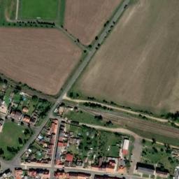 Satellite imagery of [Lenešice] church t., CZ