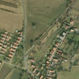 Satellite imagery of [Ctiněves] church sanctus t., CZ