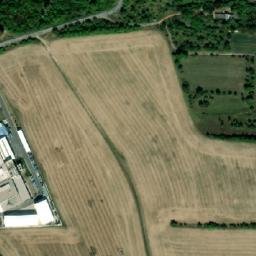 Satellite imagery of [Libáň] sugar factory chimney, CZ