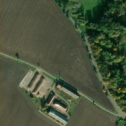 Satellite imagery of [Milíčeves] castle t., CZ