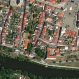 Satellite imagery of [Kadaň] town hall t., CZ