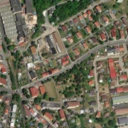 Satellite imagery of Reframo [Kadaň] factory chimney, CZ