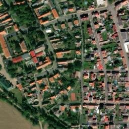 Satellite imagery of [Lenešice] church t., CZ