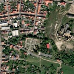 Satellite imagery of [Lenešice] church t., CZ