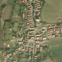 Satellite imagery of [Ctiněves] church sanctus t., CZ