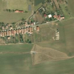 Satellite imagery of [Ctiněves] church sanctus t., CZ