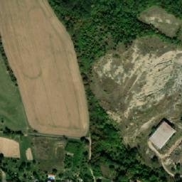 Satellite imagery of [Dětěnice - Osenice] brickyard chimney, CZ