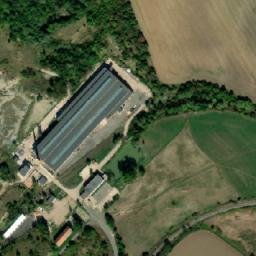 Satellite imagery of [Dětěnice - Osenice] brickyard chimney, CZ