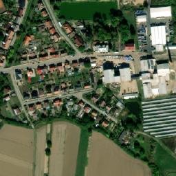 Satellite imagery of [Libáň] sugar factory chimney, CZ