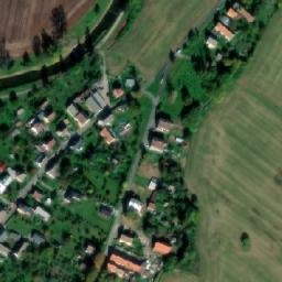Satellite imagery of [Vidnava] church t., CZ