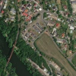 Satellite imagery of Reframo [Kadaň] factory chimney, CZ