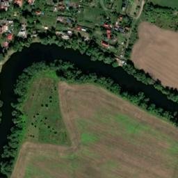 Satellite imagery of [Lenešice] church t., CZ
