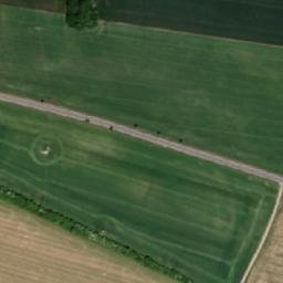 Satellite imagery of [Račíněves] church t., CZ