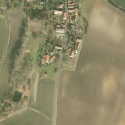 Satellite imagery of [Ctiněves] church sanctus t., CZ