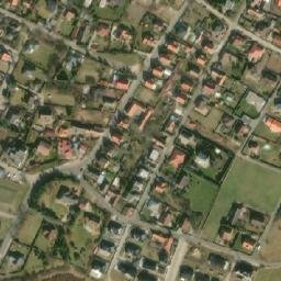 Satellite imagery of Chloumeček [Mělník] chapel sanctus t., CZ